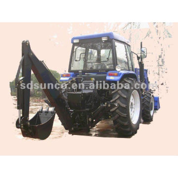 Retroexcavadora de tractor agrícola